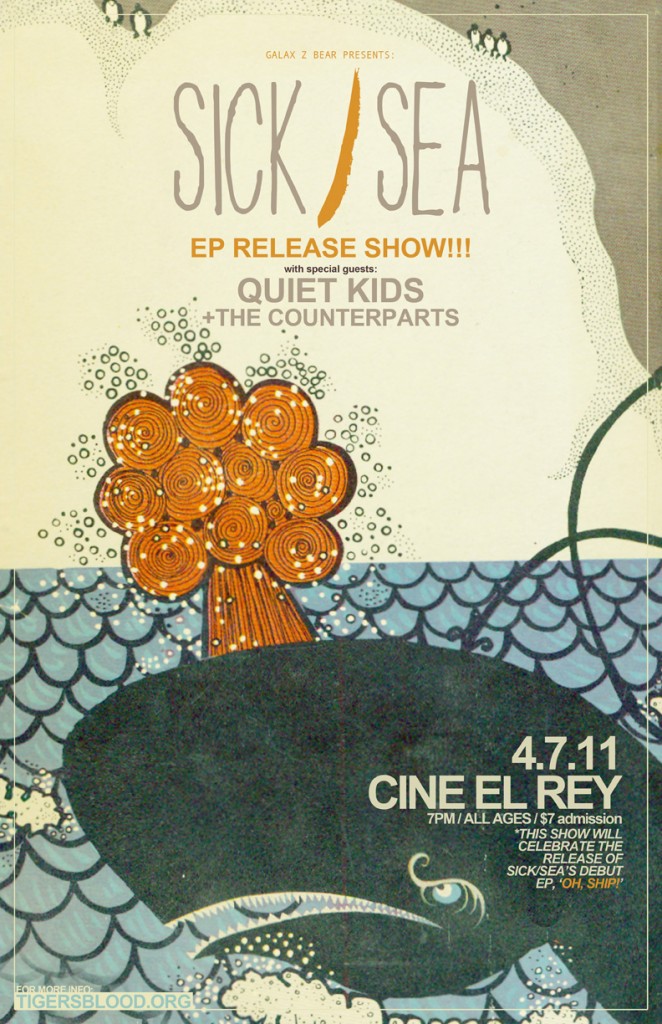 Sick/Sea @ Cine El Rey Flyer