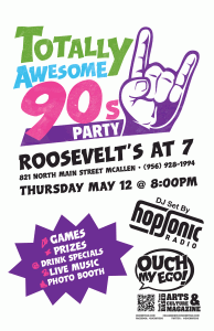 Totally Awesome 90s Flyer